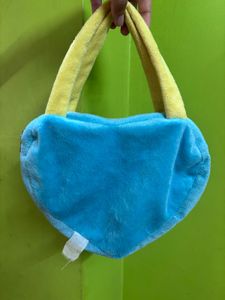 Cute Princess Heart Shaped Plush Bag