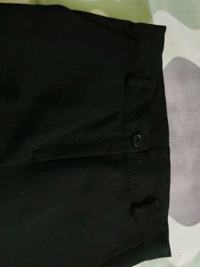 Elegant Beige &amp; Black Women's Pants