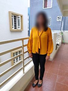 Stylish Mustard Yellow Blouse
