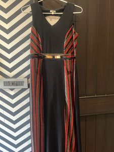 AND Full Length Dress With Slit Size Medium