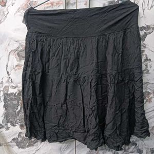 Black Tiered 34,36 👗 Mini Skirt