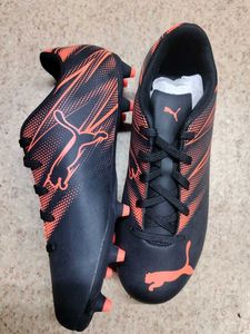Puma Soccer Cleats - Black &amp; Orange