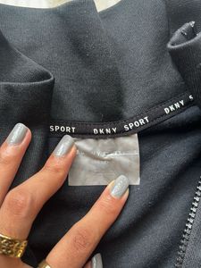 DKNY Colorblock Half-Zip Sweater