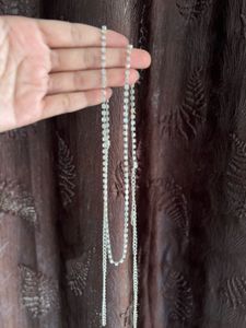 Sparkling Rhinestone Chain Necklace