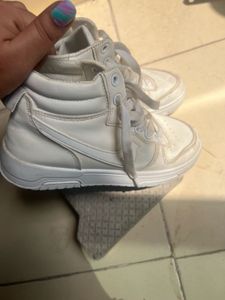 White High-Top Sneakers