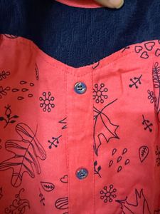Cute Pink &amp; Navy Kids Top 💕 | Soft Cotton
