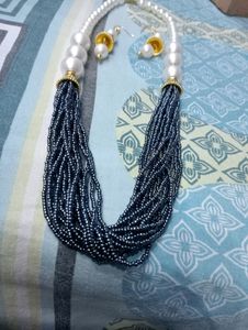 Combo of anyone Mala set With earring