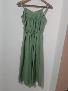 Green Polka Dot Dress &amp; Shrug