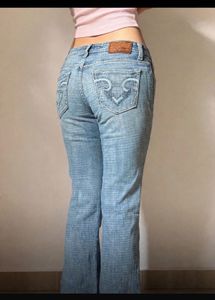 y2k low rise bootcut jeans