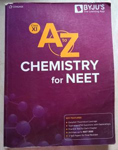 A to Z Chemistry for NEET Class XI and XII Book
