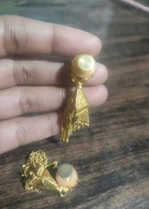 Elegant Gold-tone Drop Earrings
