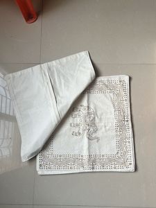 Hand Block Gold Elephant Cushion set of 5 Cover