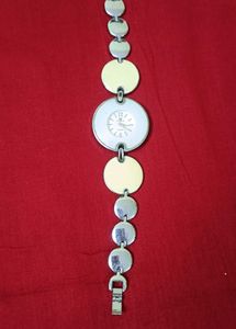 Stylish Silver and Gold Tone Watch