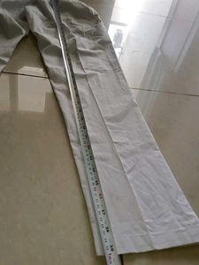Classic White Cotton Pants