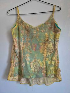 Y2k Floral Cami Top