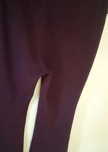 Plum Colored Wide Leg Pants