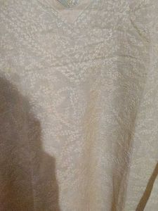 Mango Yellow Chikankari Kurta