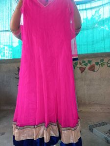 Beautiful Long Dress with Velvet Jacket