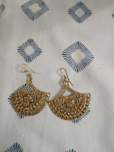 Beautiful Fan Shaped Earrings