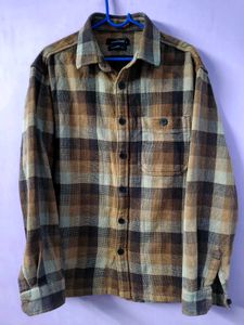 Baggy Flannel Checkered Shirt 🤎