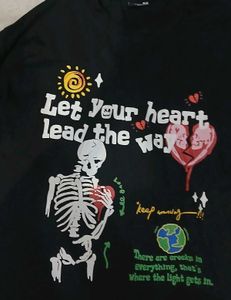 Graphic Skeleton Print T-Shirt