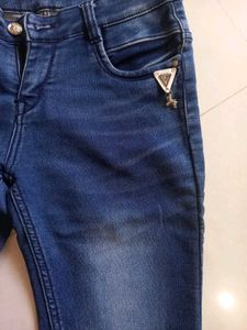 Girls Stylish Blue Denim Jeans