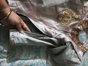 Grey Silver Lehenga