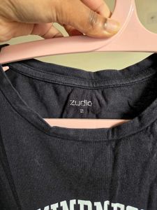 Cute Black "Kindness Forever" Graphic Tee