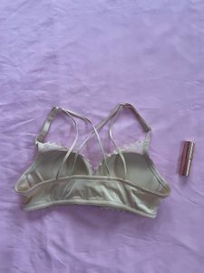 Lace Front Closure Push Up Bra
