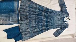 BIBA Teal Blue Suit