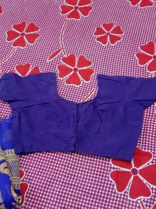 New Party Wear Saree With Blouse Purple Colour 💜