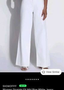 White Wide Leg Pant