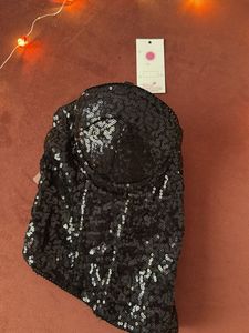 Sparkling Sequin Corset Top
