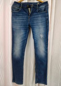 Being Human Men's Blue Denim Jeans