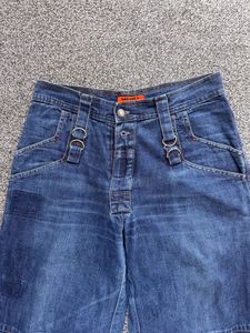 Wide Leg Denim Jeans
