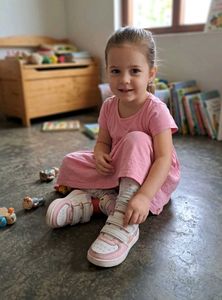 girls Cute Pink &amp; Purple Sneakers campus 2 time we