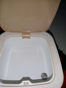 Modern Push-Top Trash Can