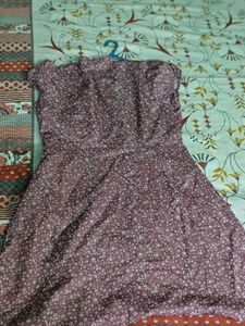 Chic Floral Print A-Line Dress