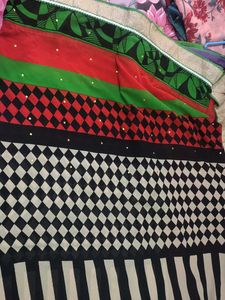 Colorful Striped Saree