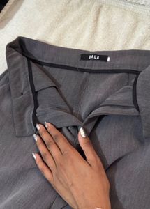 Classic Charcoal Straight Leg Pant