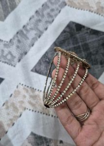 Sparkling Rhinestone Cuff Bracelet