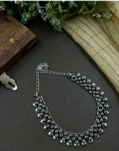 Oxidised Silver Necklace &amp; Earrings Set