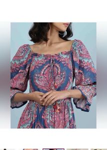 Aarke Ritu KumarPrinted Fit &amp; Flare Dress with Ruf