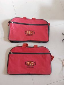 SEC Super Fan Red Duffle Bags (Set of 2)
