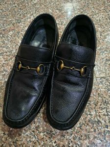 Classic Formal Black Leather Loafers