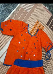 Gujrati style chaniya choli for kids (Garba dress)
