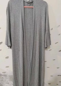 grey shrug midi length