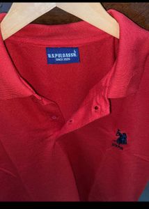 US POLO Red Tshirt Men