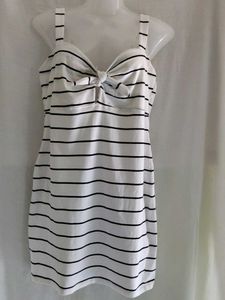 Forever21 Striped Tie-Front bodycone