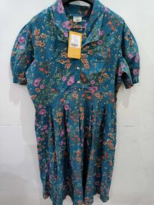 Floral Print Shirt Dress